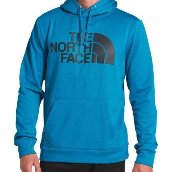 The‎ North Face Womens Half Dome Blue Hoodie Pullover Size L - Picture 1 of 6